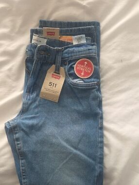 Levi's Light Blue Denim 511 Slim - Vertical Stretch